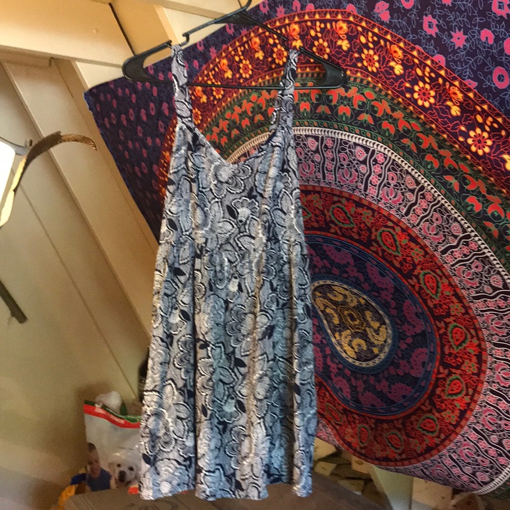Blue flower dress